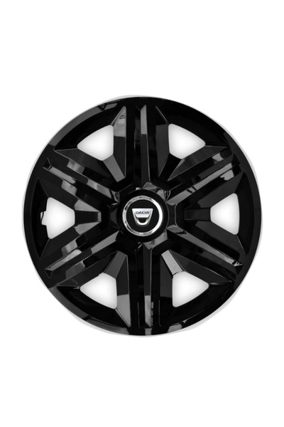 Autohelix MSA Set de 4 capace de roată rapide negre R16 pentru gama Dacia