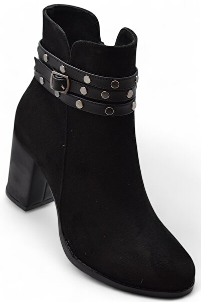 ISPARTALILAR 650 Cizme de damă cu toc cu fermoar zilnic Pantofi Cizme cu toc ...