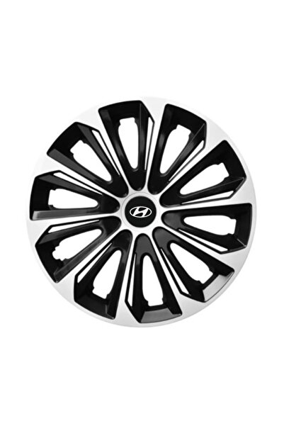 Autohelix MSA Set de 4 capace de jantă argintii R14 extra rezistente pentru g...