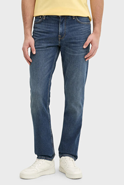 Tommy Hilfiger Erkek Regular Fit Normal Bel Düz Paça Lacivert Jeans MW0MW3882...