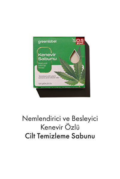 Greenlabel Kenevir Sabunu Natural 120gr.