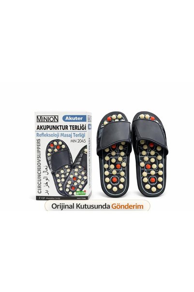 Minion Foot Massage Acupuncture Slippers 40-43 Men
