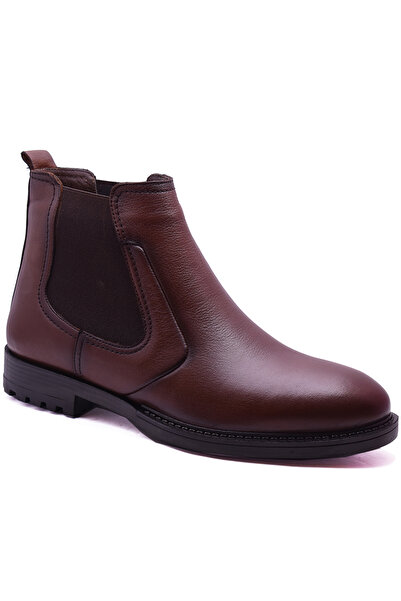 ayakkabiburada 1796 Ortopedi Hakiki Deri Erkek Bot