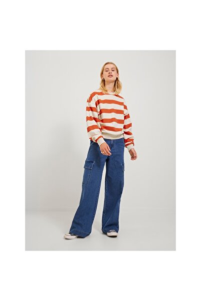 Jack & Jones Jack&Jones JJXX supradimensionat Hanorac cu mânecă lungă în dung...