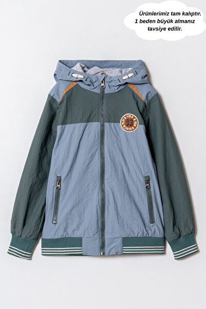 Verscon Чоловічий дощовик з капюшоном та вітровкою 7 - 11 років