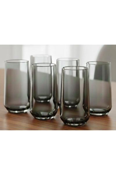 Paşabahçe 420015 زجاج مياه أليجرا جلاس - مجموعة من 6 أكواب للمشروبات الغازية ...