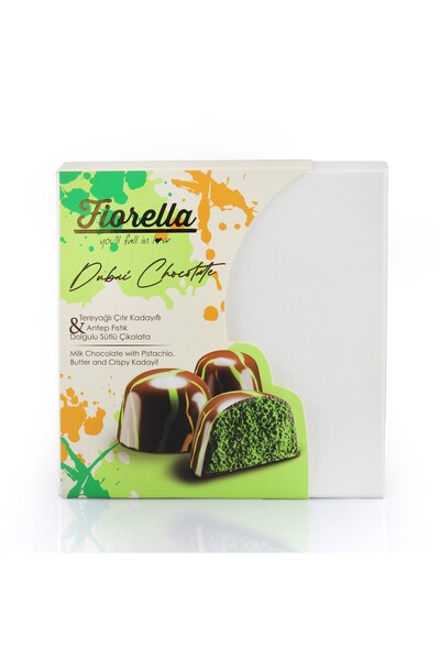 FIORELLA Dubai Çikolatası Hediyelik Kutu 108 Gr. (1 Kutu)