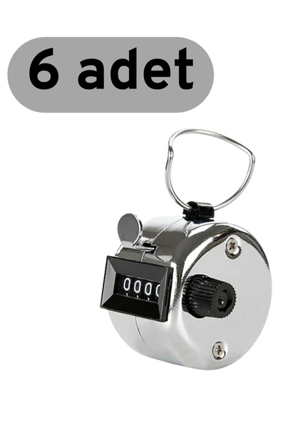 BERAT Zikirmatik - Metal Zikirmatik - Sayaçmatik - 6 Adet