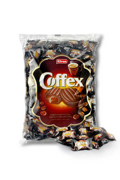 Elvan Coffex Kahveli Şeker 1000 Gr. (1 Poşet)