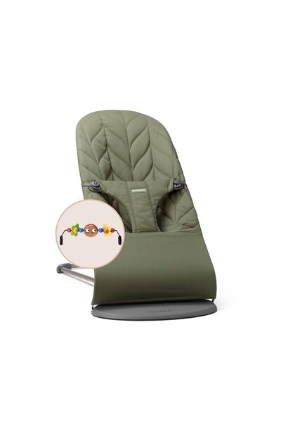 BabyBjörn Bliss Ana Kucağı Petal Cotton Oyuncaklı / Dark Green