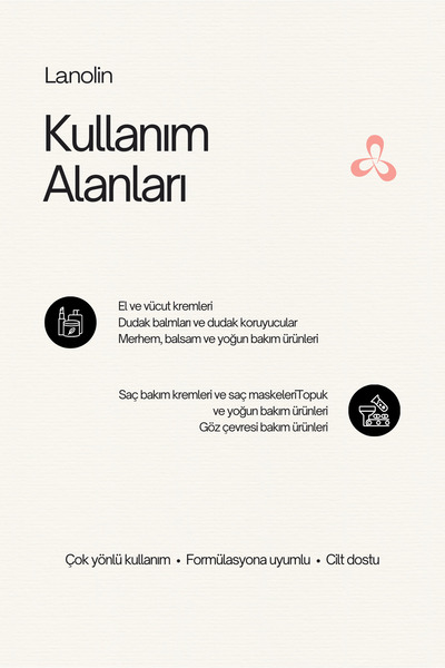 Nadir Kimya Lanolin 100 Gr - %100 Saf ve Doğal (Koyun Yünü Yağı) - (Anhydrous)