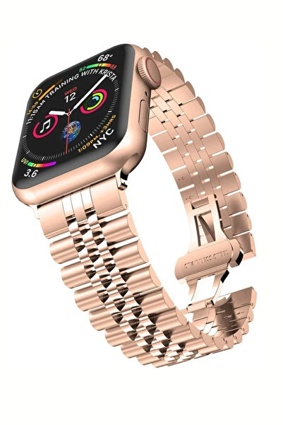 PSGT Apple Watch uyumlu 38-40-41mm Rolex Metal Kordon