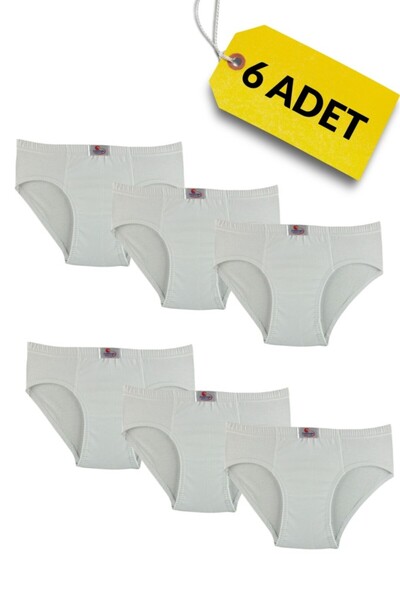 CENNETOĞLU Хлопчачі труси 6 шт. 100% бавовна білі