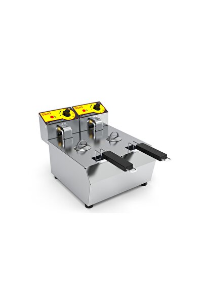 OSİMO Elektrikli Fritöz 3+3 Lt, Patates Kızartma Makinesi