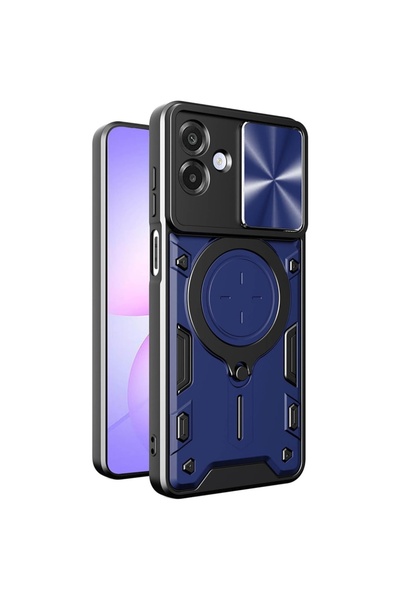 SKYDDAR INNOVATION Carcasă pentru Samsung Galaxy A07 4G, CamGuard Pro, inel m...