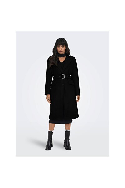 ONLY Palton negru de damă 15292803