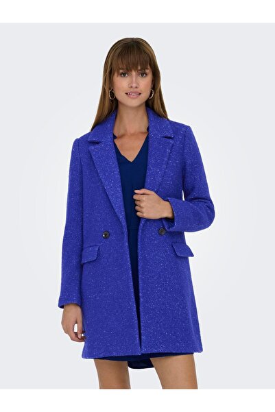 ONLY Midi Minimalist Collar Women's Coat - Casual and Stylish