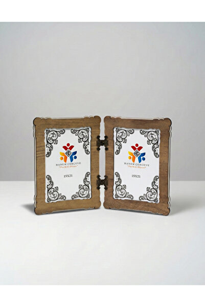 HANEM إطار صورة ديكور بمفصلات عمودية من خشب MDF مقاس 15 × 21