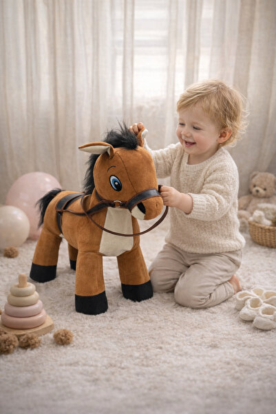 caps Oyuncak At Peluş At Çocuk Oyun Atı