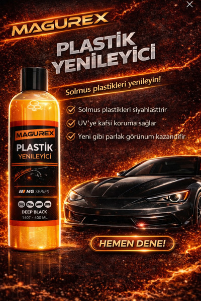 MAGUREX Plastik Yenileyici Torpido Koruyucu 400ML
