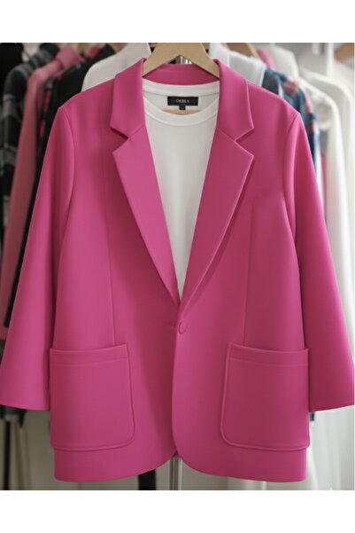 Mimoza tekstil Oversize blazer ceket