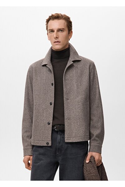 MANGO Man Regular kesim flanel gömlek ceket