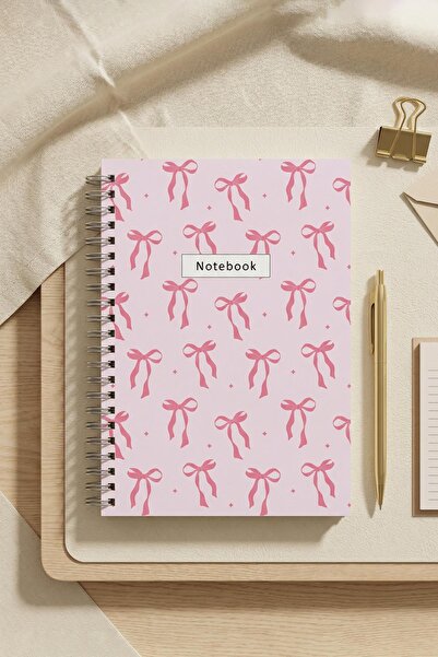 Notisyon دفتر ملاحظات حلزوني بشريط 120 صفحة مقاس A5 - دفتر يوميات ومدرسة وهدا...