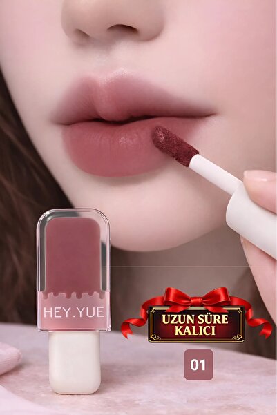 Hey Yue Mat Tint Stick Mix 01 – Gün Boyu Kalıcı, Doğal Dudak Dolgunluğu & Sof...