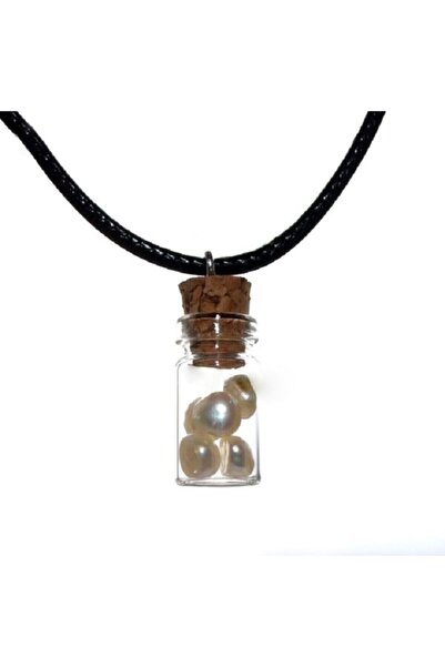 Market66 Ufak Cam Şişe Kolye Göz Yaşı Dilek Hatıra Saklama Şişesi 3cm Mantar ...