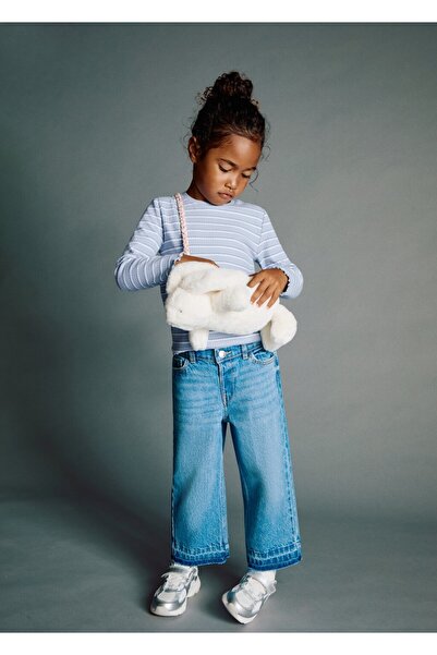 MANGO Baby Pamuklu çizgili tişört