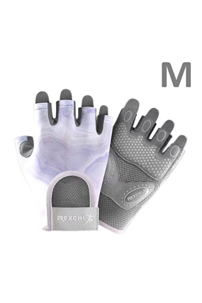 SkyWheel Non-Sweating Half-Finger Fitness Yoga Pilates Palm Anti-Slip Silicon...