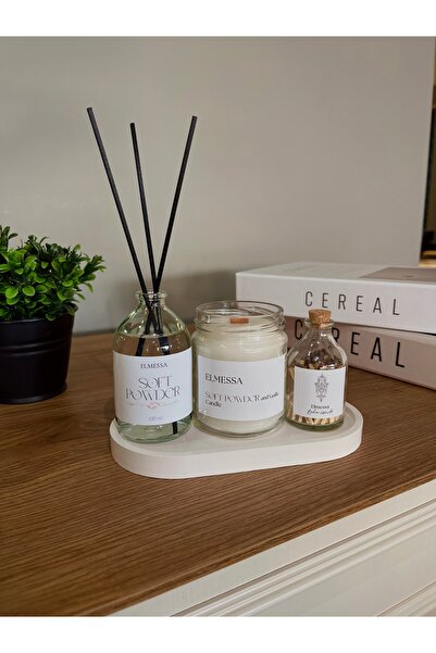 Powder scent and scented candle decorative match bottle(with stand and varnish)