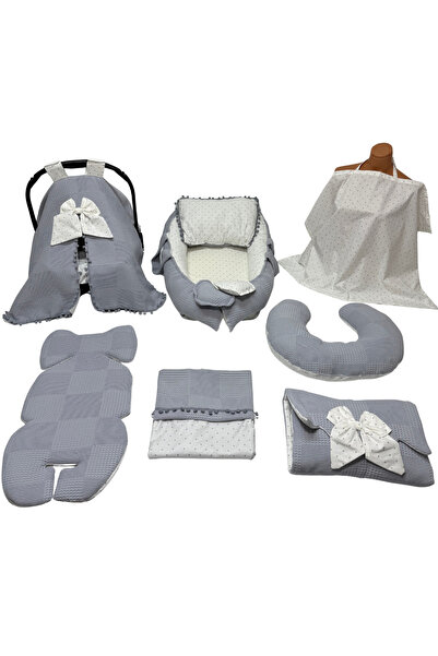 Happy Baby Dikiş Atölyesi 10’lu Babynest Puset Örtüsü Alt Açma Emzirme Yastığ...