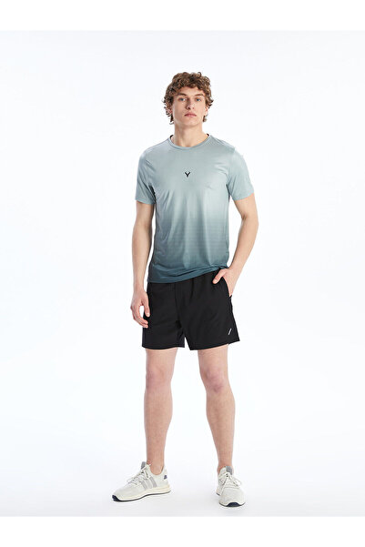 LC Waikiki Μαύρο ανδρικό αθλητικό σορτς Standard Fit