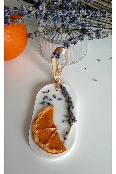 ArtINA esmaraldchic Odorizant dulap cu parfum esential de portocala si lavanda, handmade, ceara naturala