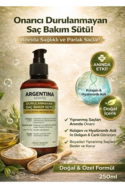 ARGENTİNA KERATİN Durulanmayan Saç Bakım Sütü 250 Ml