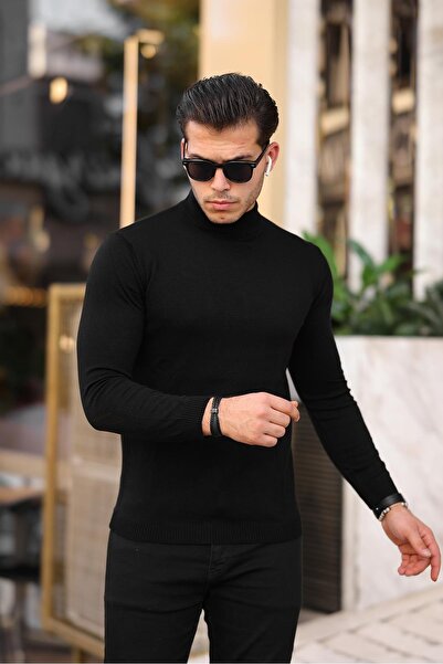 Lushen Y. بلوفر تريكو رجالي برقبة دائرية