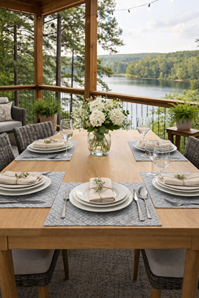 Rona Home Modern Rustic Floral Decorative Table Set - American Service and Ru...