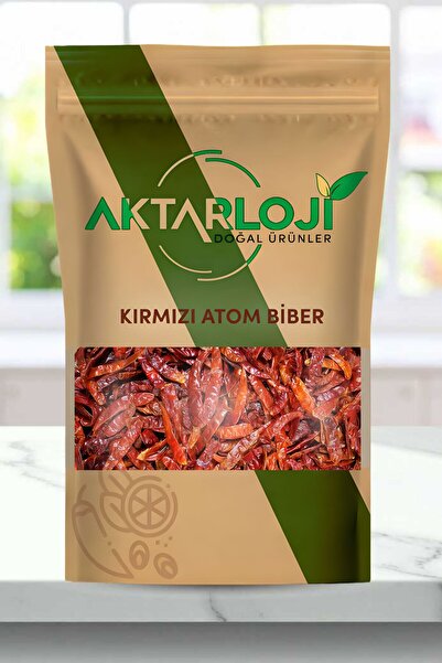 aktarloji 100 Gr Kırmızı Çok Acı Atom Biber Mezelik / Kurutulmuş - Katkısız &...