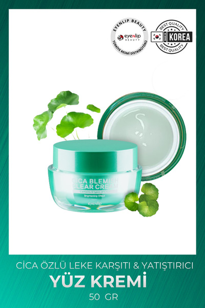 Eyenlip Beauty Cica Extract Anti-Blemish and Soothing Face Cream 50 Gr