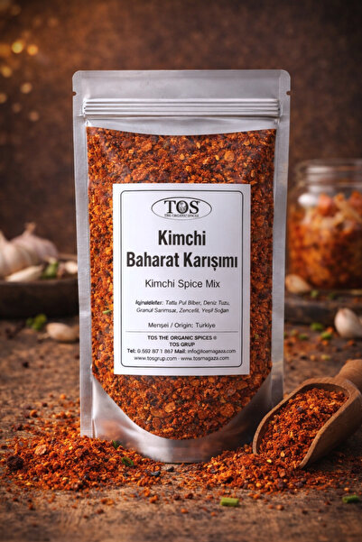 TOS The Organic Spices Kimchi Baharat Karışımı 100 gr Kimchi Spice Blend - Pr...