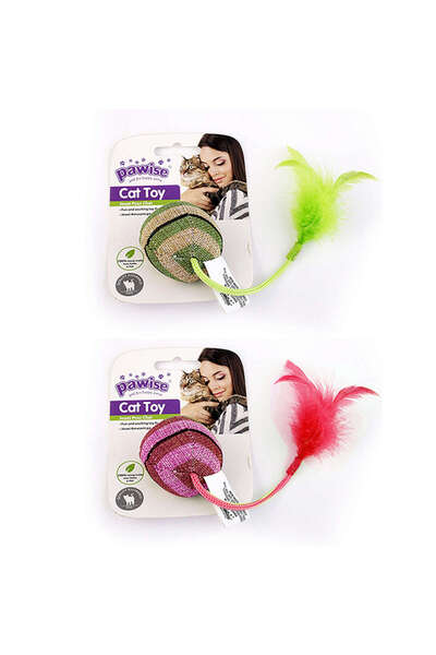 Pawise لعبة القطط المخططة من ستوروزال (02455) - كرة للقطط