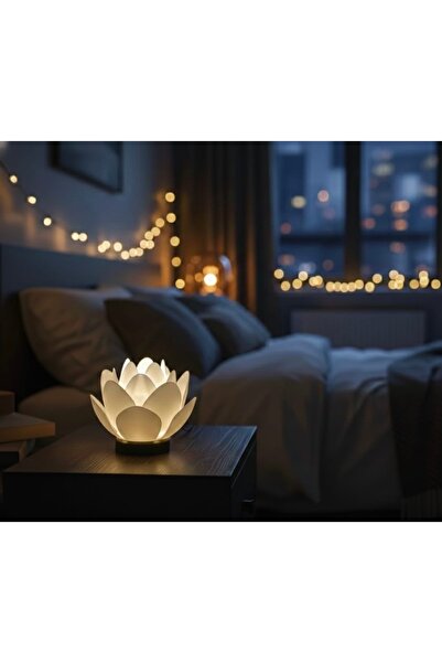 Katmanatolye Lotus Tealight Mumluk | Sevgililer Günü Masaüstü Dekoratif Lotus...