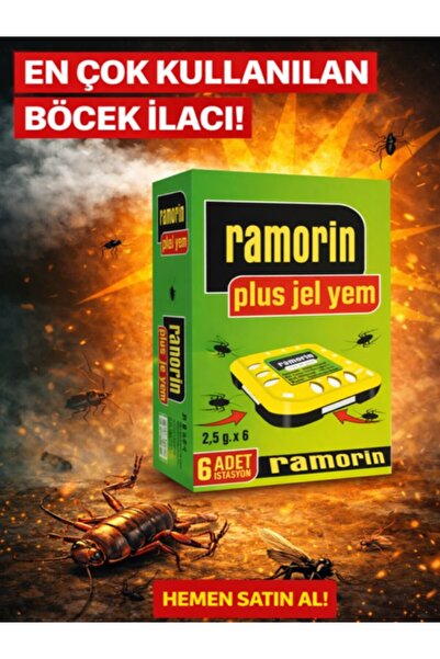 RAMORİN Hamam Böceği İlacı Böcek Yemi Böcek Kovucu hamam böceği,karınca,akrep...