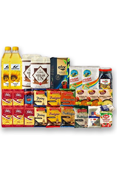 Hünkar Ramazan Gıda Erzak Kumanya Yardım Kolisi - Mega Paket