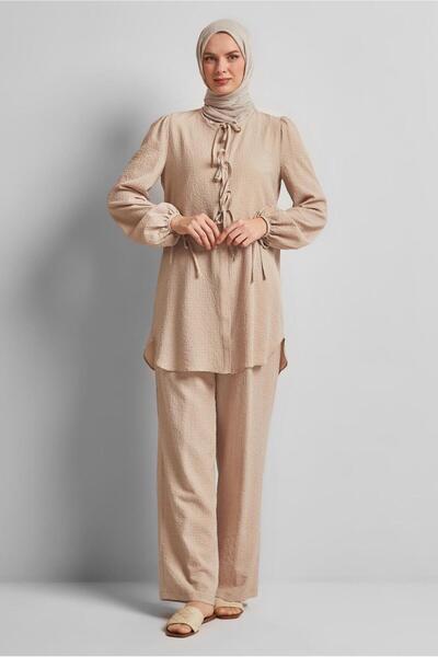 Alvina SET PANTALON DETALIAT CU LACĂ 45620