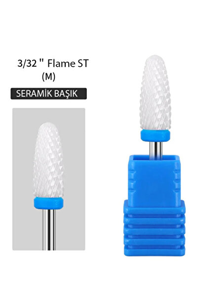 ONNA PROFESSIONAL Seramik Freze Başlığı 3/32” Flame ST Orta Sertlik (M) 1 Adet