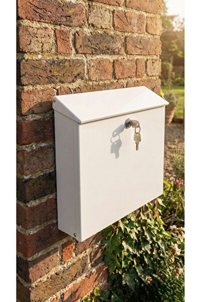 LICCIA صندوق بريد أبيض بمفتاح