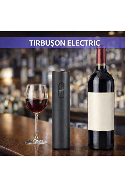 SMARTECH Electric Wine Bottle Opener, Black