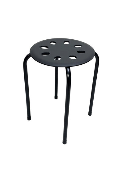 KOÇTAŞ New Leo Metal Ayak Tabure Siyah